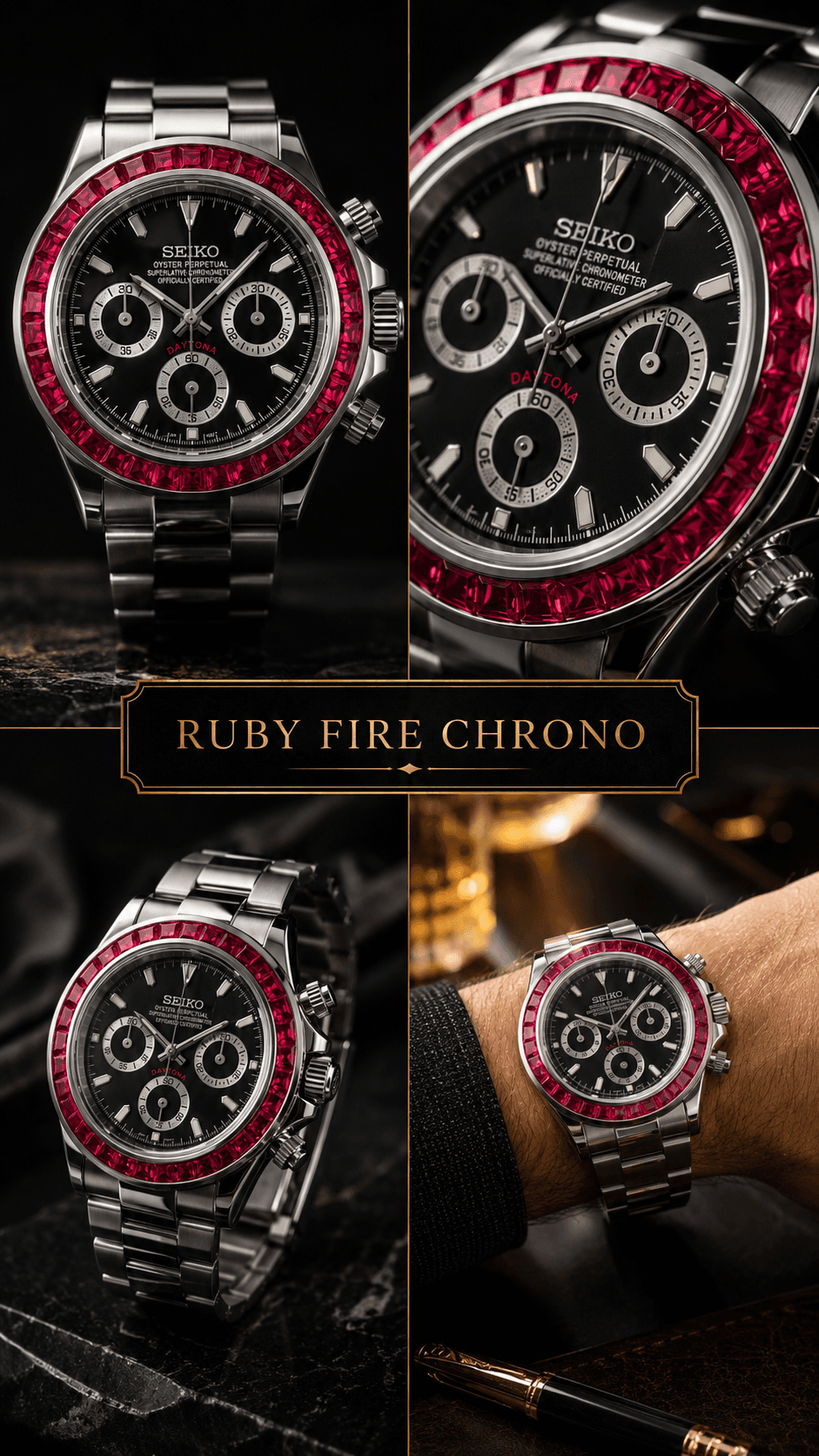 Ruby Steel Chrono