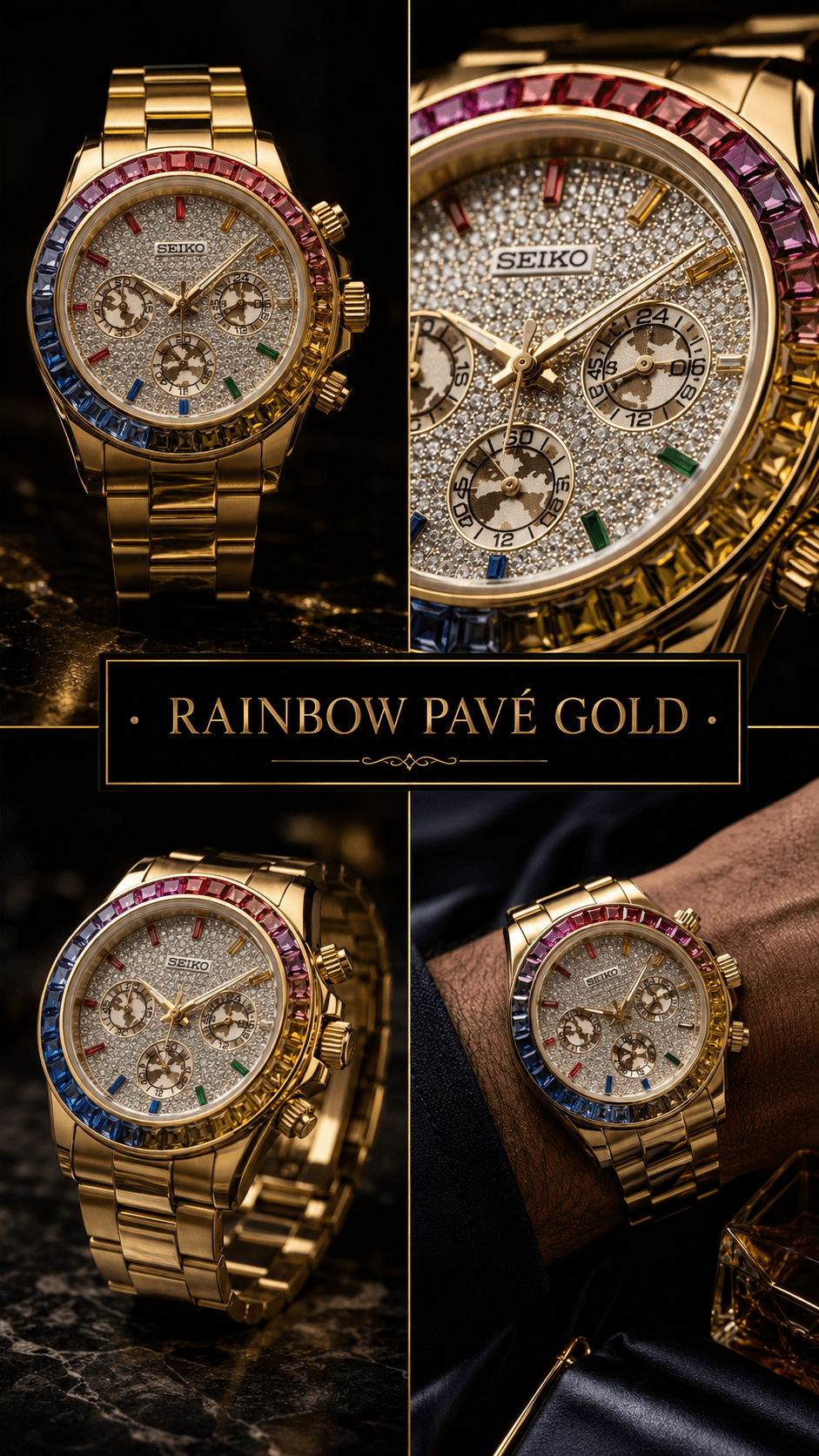 Rainbow Pale Gold