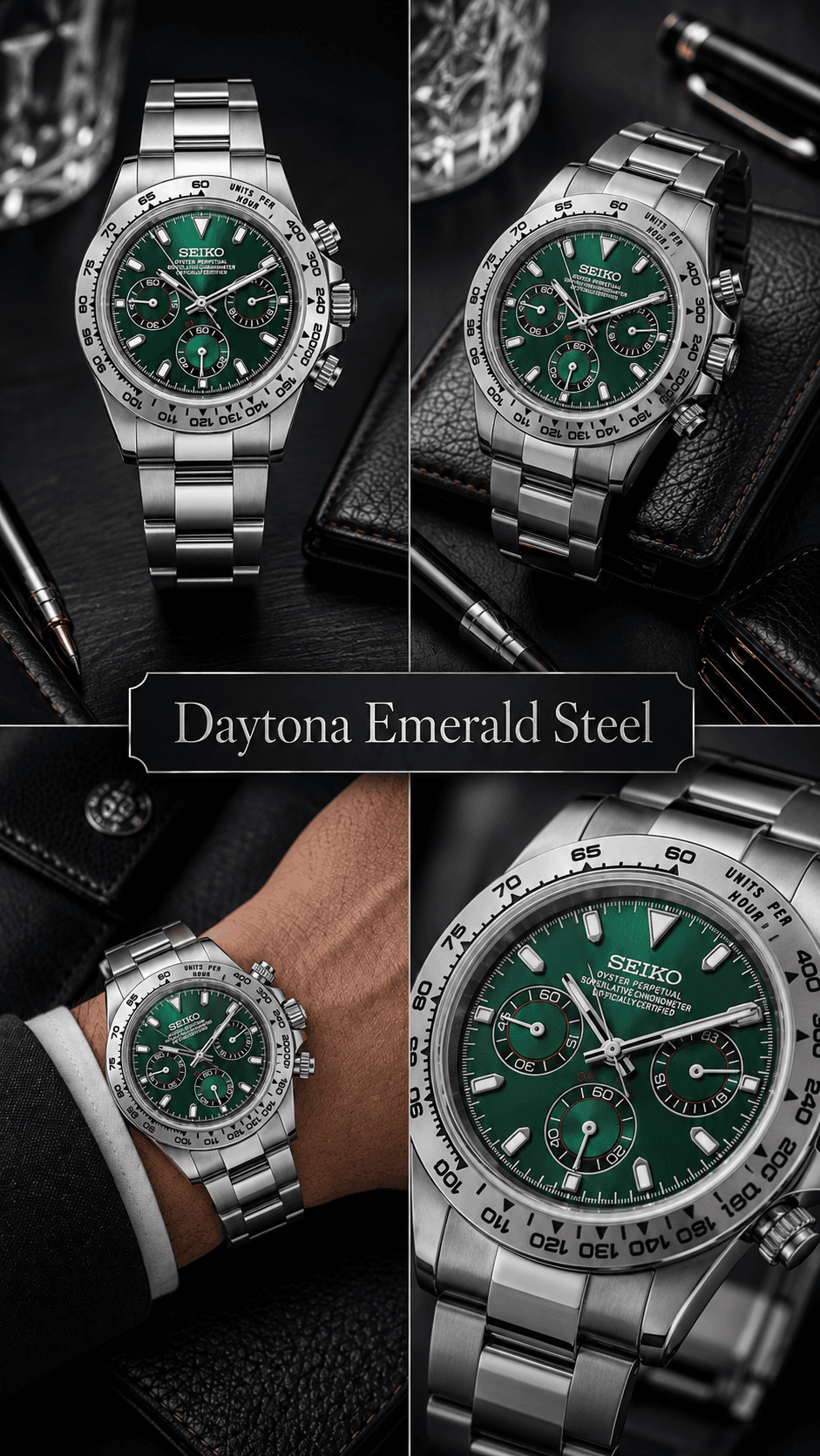 Daytona Emerald Steel