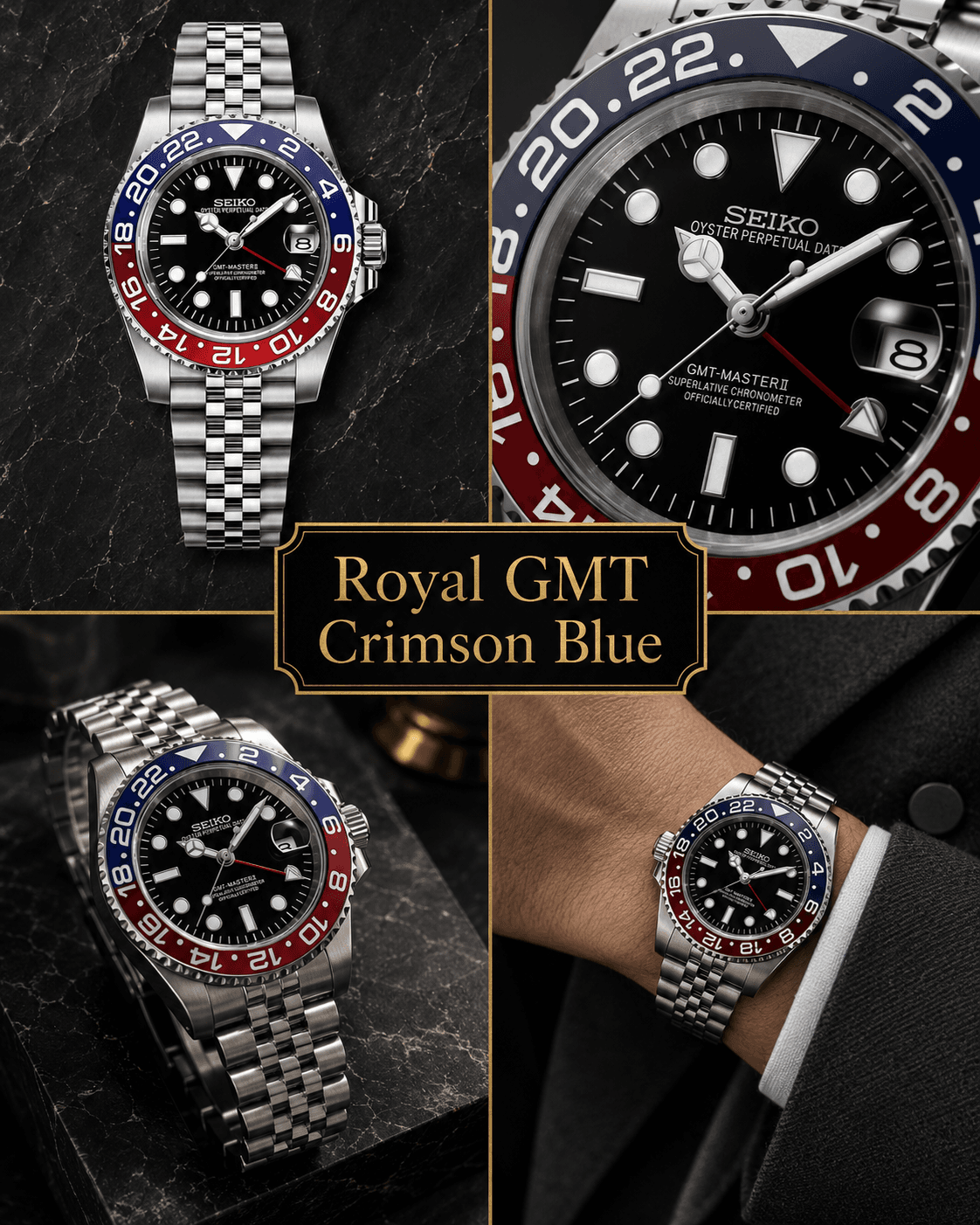Royal GMT Crimson Blue