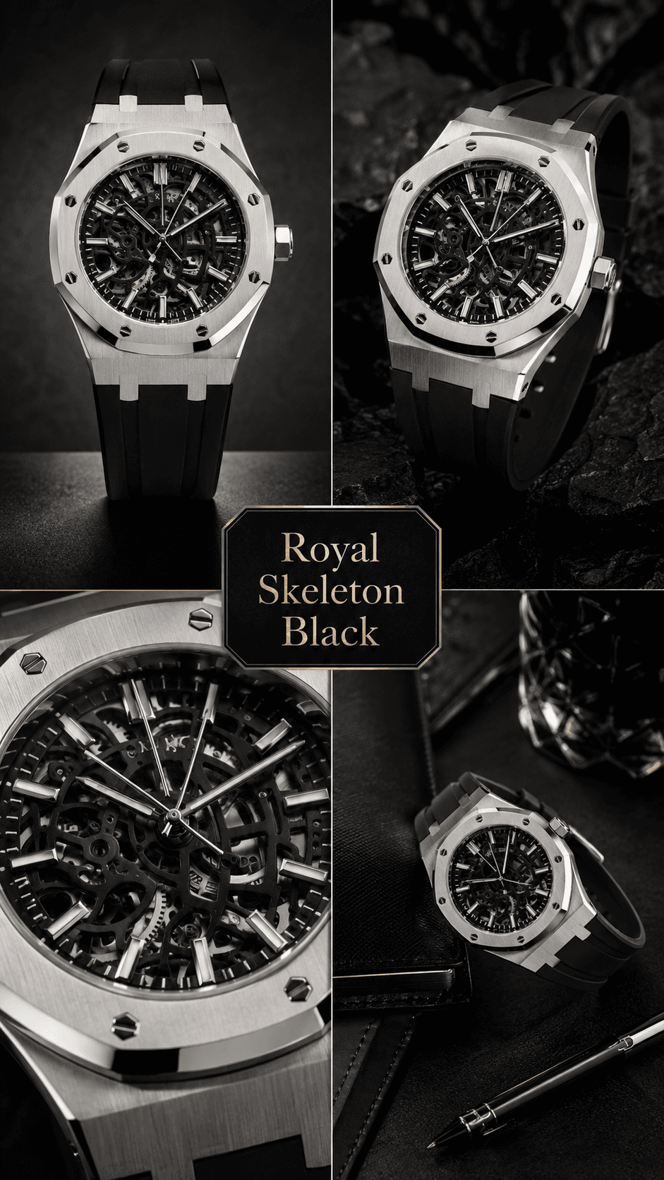 Royal Skeleton Black
