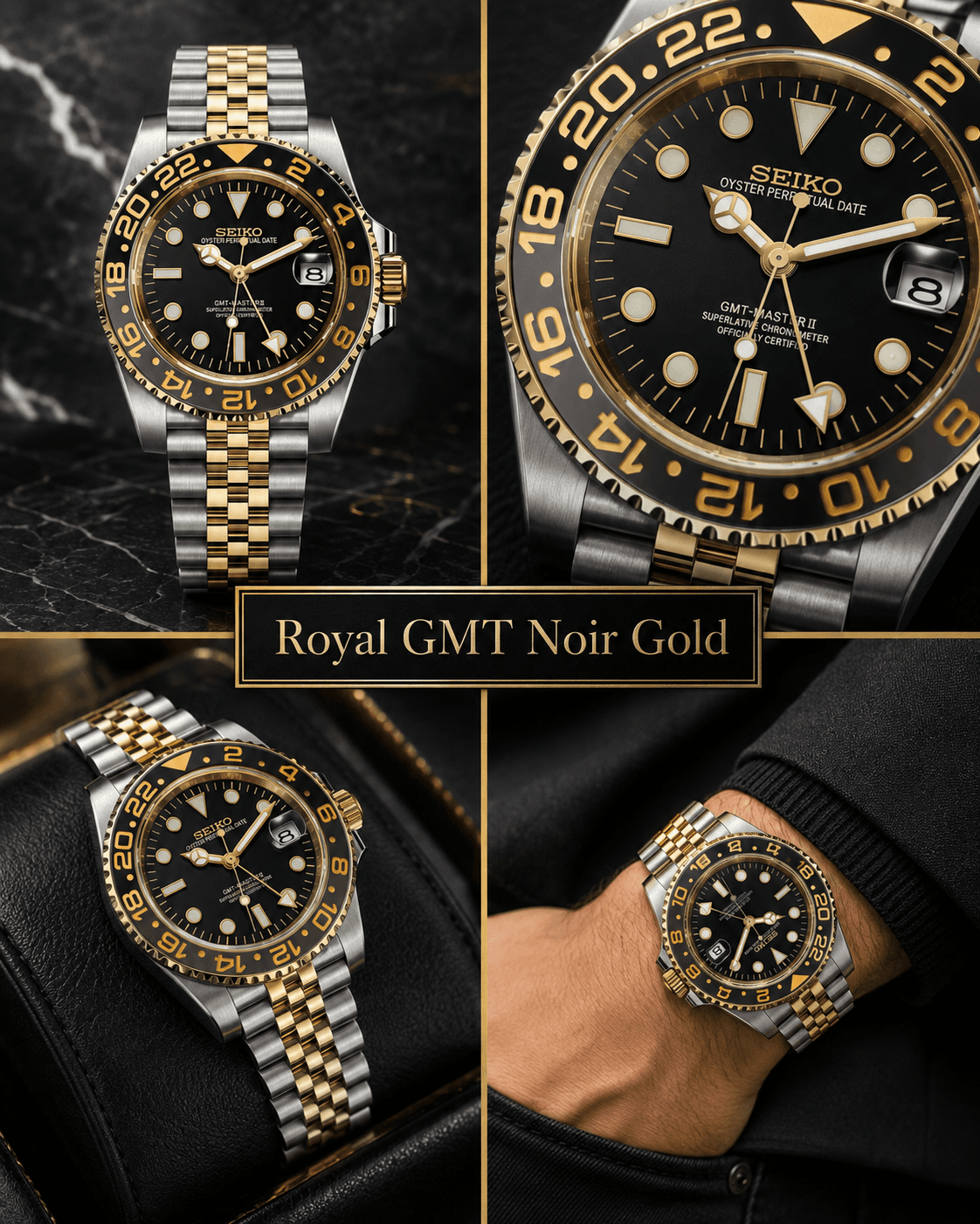 Royal GMT Noir Gold