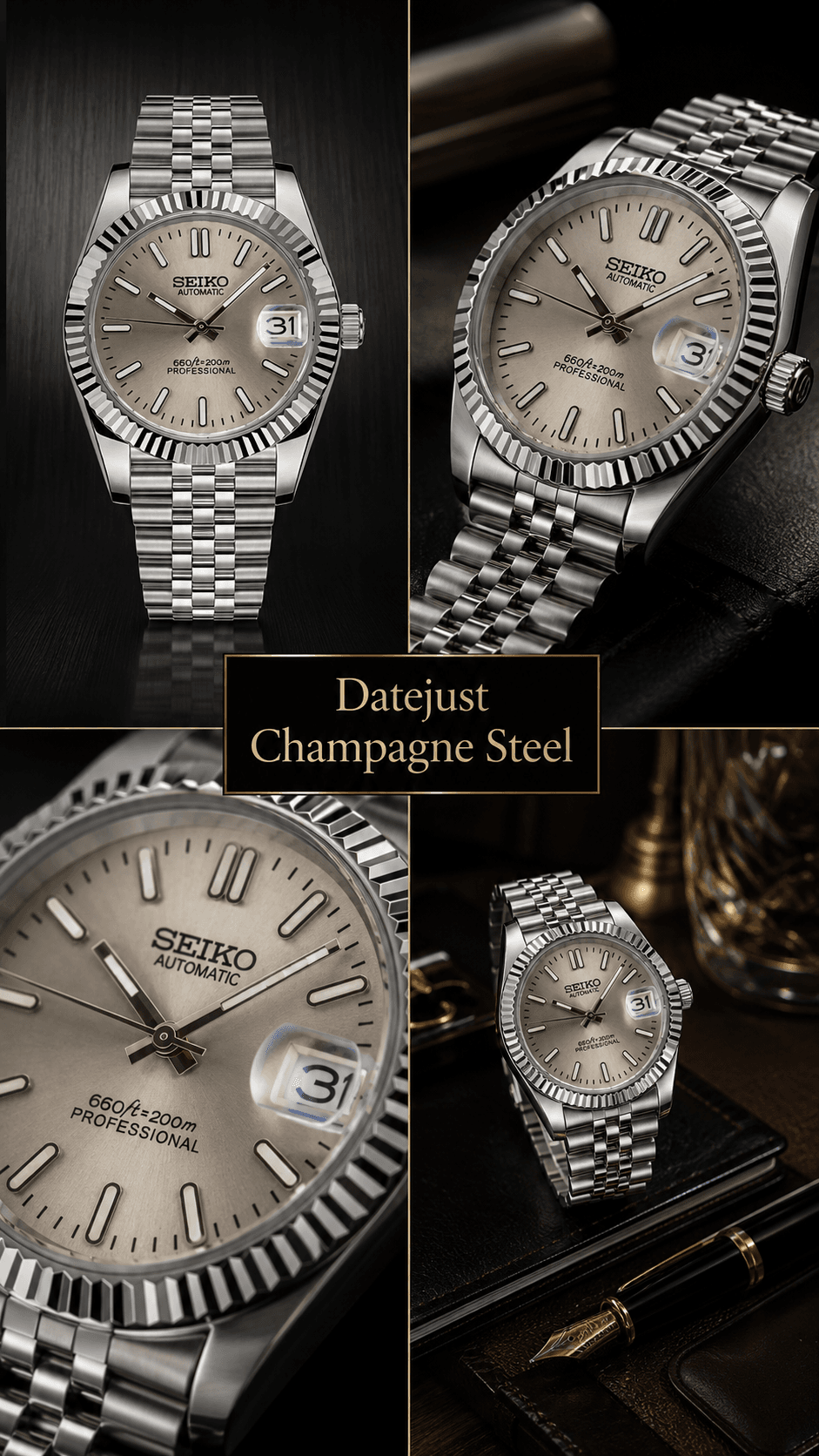 Datejust Champagne Steel