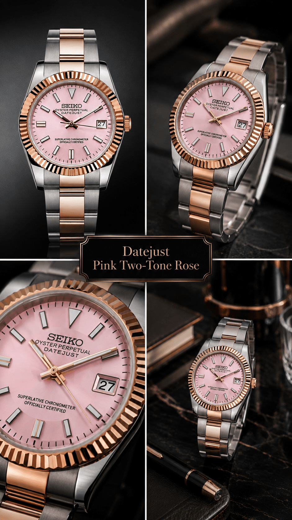 Datejust Pink Two-Tone Rose