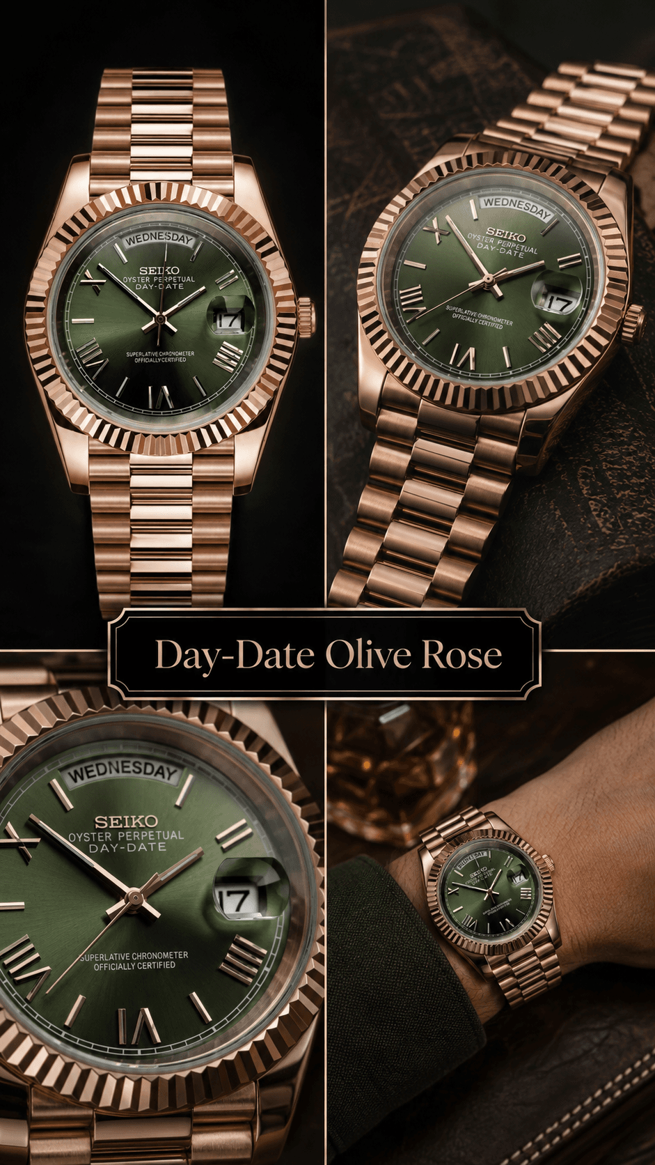 Day-Date Olive Rose
