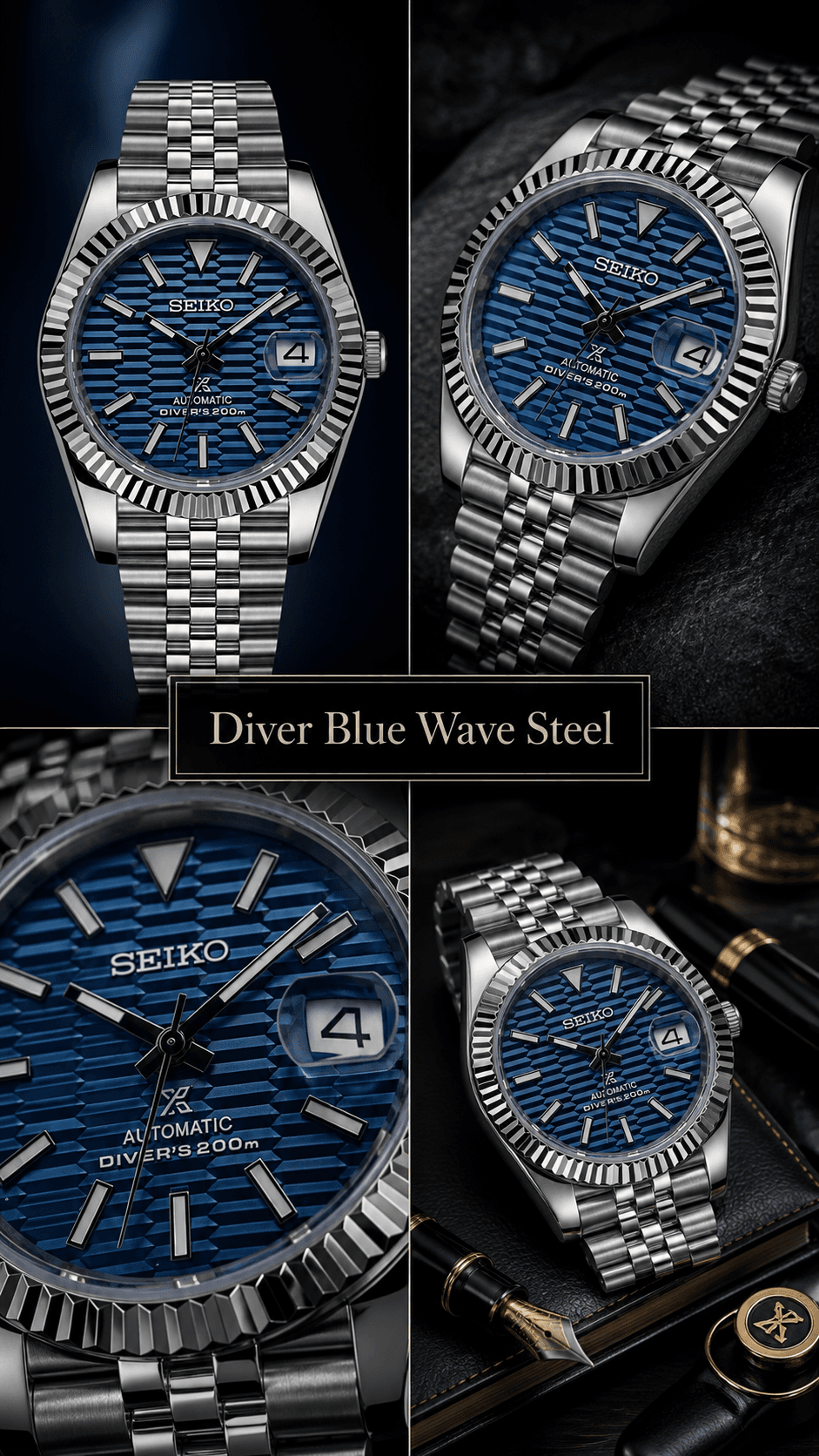 Diver Blue Wave Steel