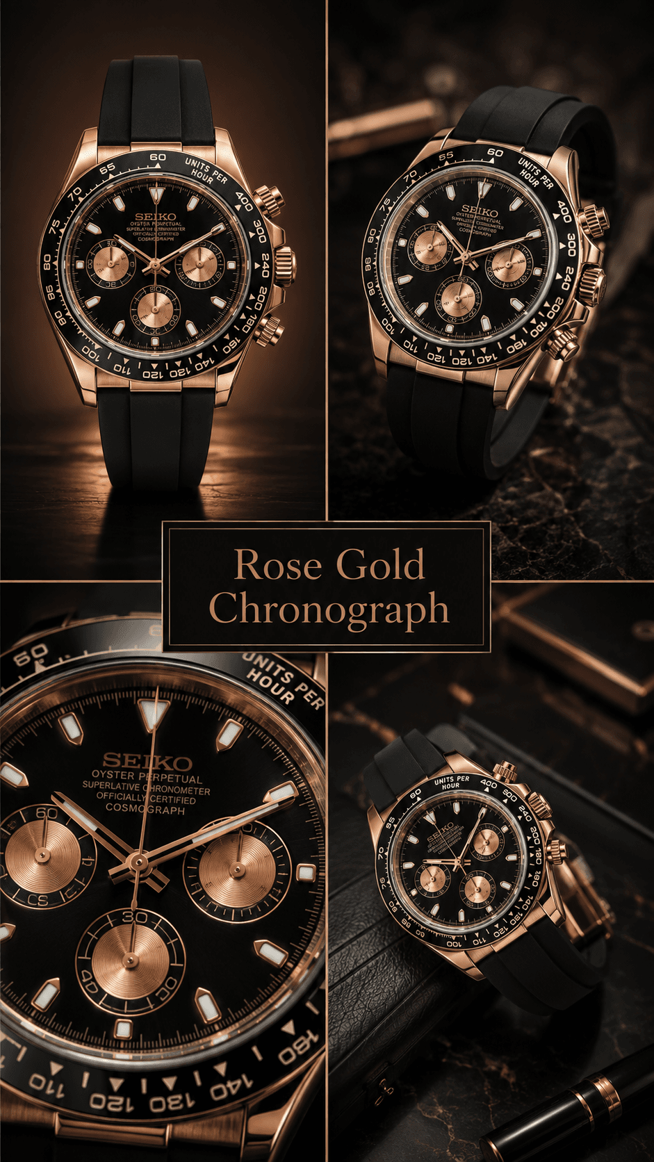 Rose Gold Chronograph