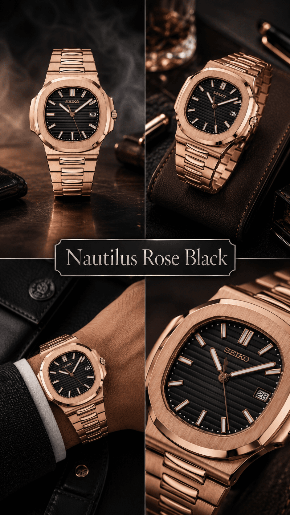 Nautilus Rose Black