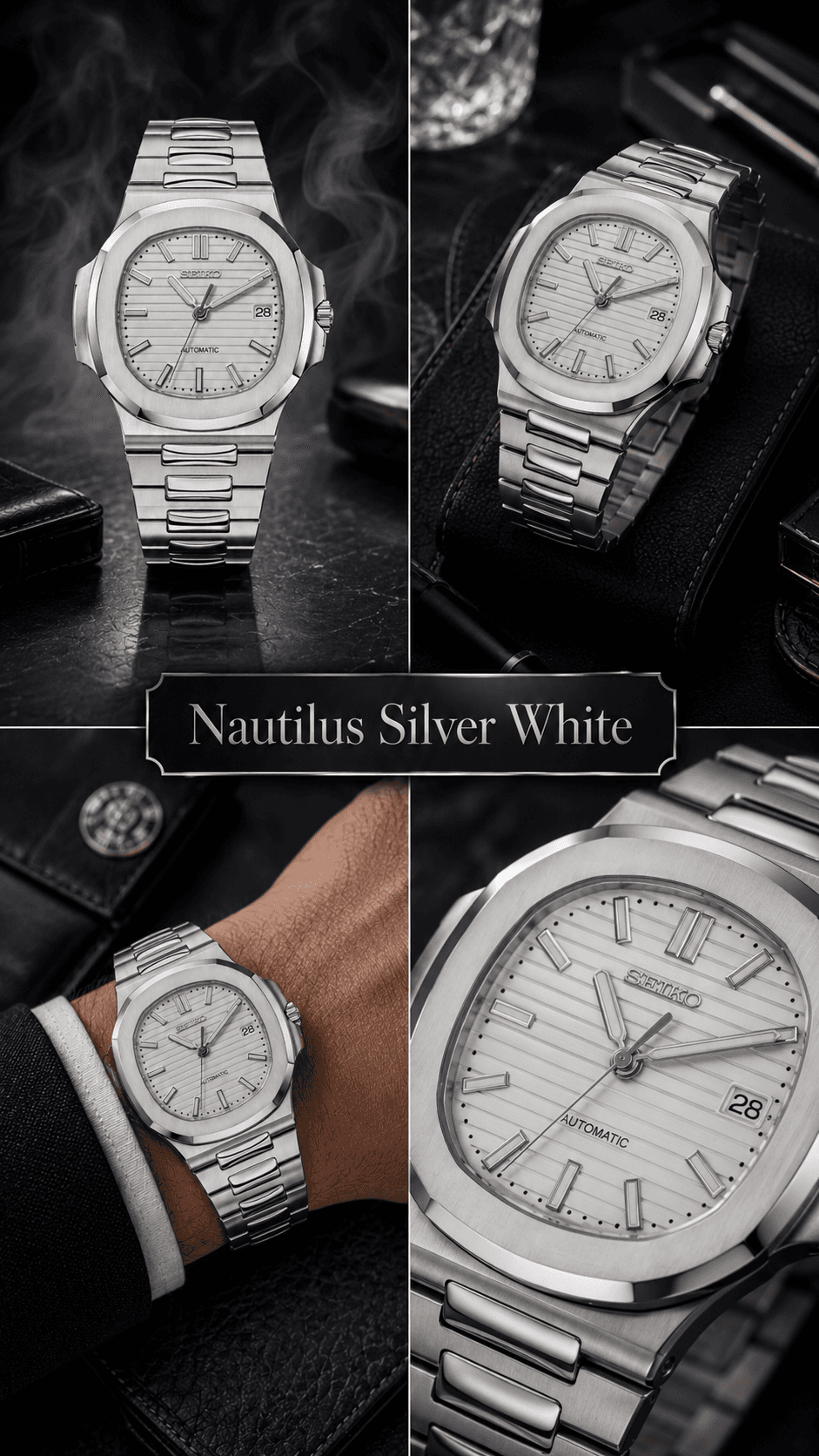 Nautilus Silver White