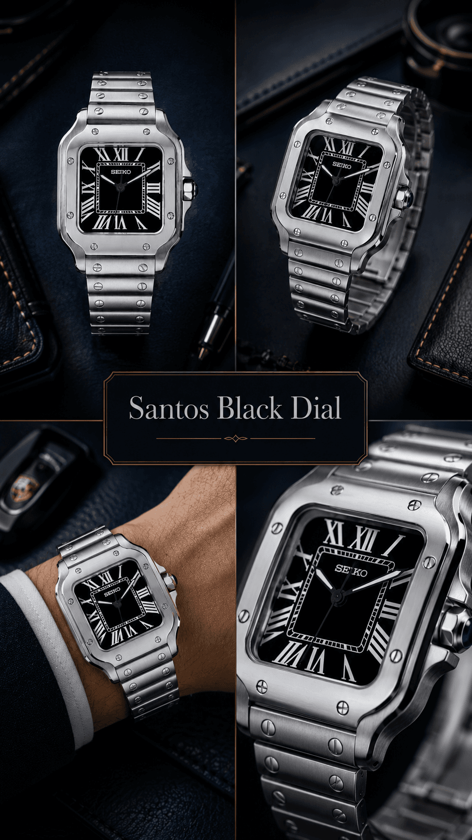 Santos Black Dial